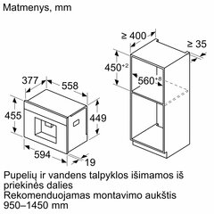 Bosch CTL7181B0 kaina ir informacija | Kavos aparatai | pigu.lt