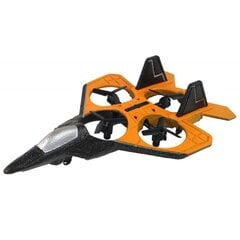 Nuotoliniu būdu valdomas lėktuvas dronas Lean toys, oranžinis цена и информация | Игрушки для мальчиков | pigu.lt