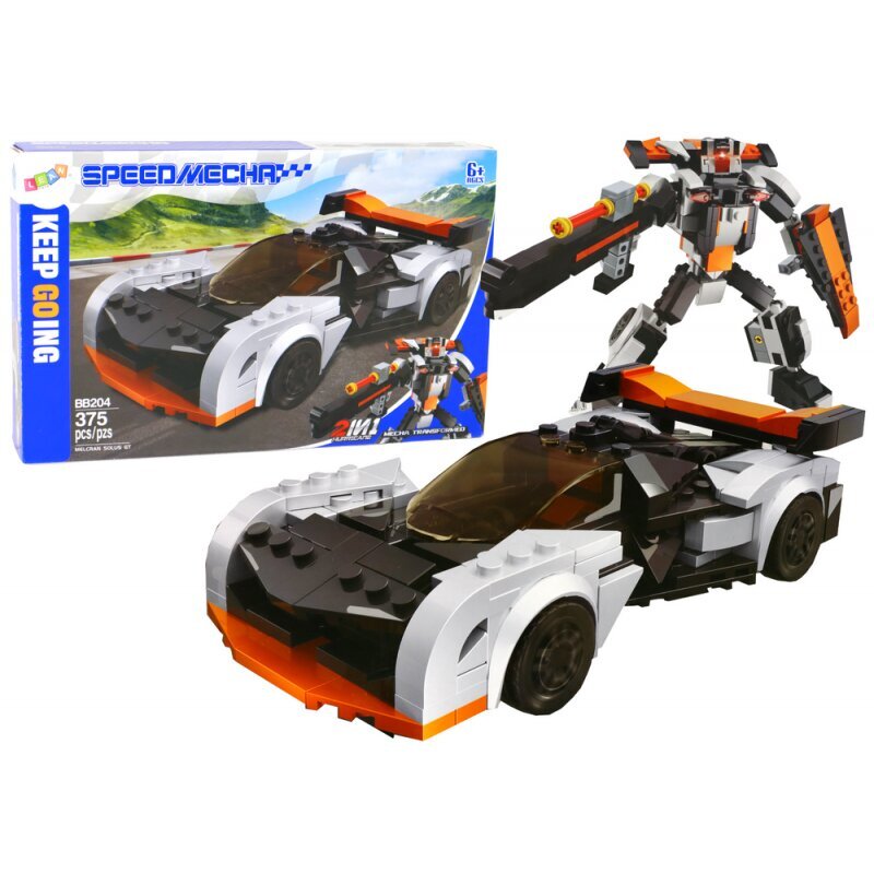 Konstruktorius - transformeris Lean Toys Melcran Solus GT, 375d kaina ir informacija | Konstruktoriai ir kaladėlės | pigu.lt