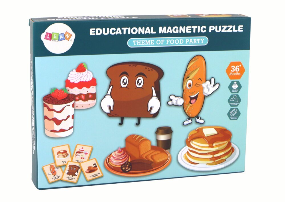 Magnetinė dėlionė Lean Toys цена и информация | Dėlionės (puzzle) | pigu.lt