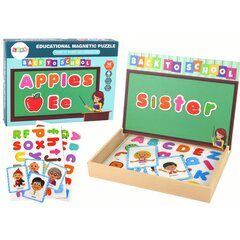 Edukacinių magnetinių kortelių rinkinys su raidėmis Lean Toys цена и информация | Развивающие игрушки | pigu.lt