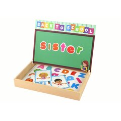 Edukacinių magnetinių kortelių rinkinys su raidėmis Lean Toys цена и информация | Развивающие игрушки | pigu.lt