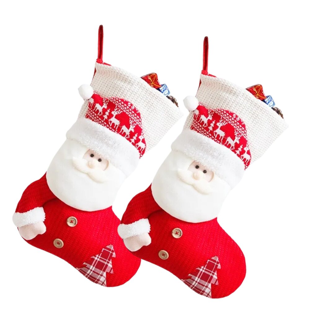 Kalėdinė kojinė Kalėdų Senelis цена и информация | Kalėdinės dekoracijos | pigu.lt