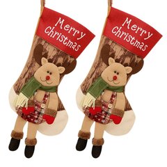 Kalėdinės pakabinamos kojinės Šiaurės elnias kaina ir informacija | Kalėdinės dekoracijos | pigu.lt
