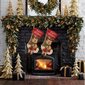 Kalėdinės pakabinamos kojinės Šiaurės elnias цена и информация | Kalėdinės dekoracijos | pigu.lt