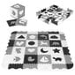 Kilimėlis-dėlionė su tvorele Eco Toys ECOEVA012, juodas-pilkas цена и информация | Lavinimo kilimėliai | pigu.lt