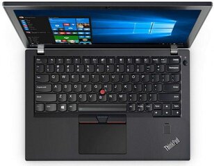 Lenovo ThinkPad X270 12.5", Intel Core i5-7200U, 8GB, 128GB SSD, WIN 10, Juodas цена и информация | Ноутбуки | pigu.lt