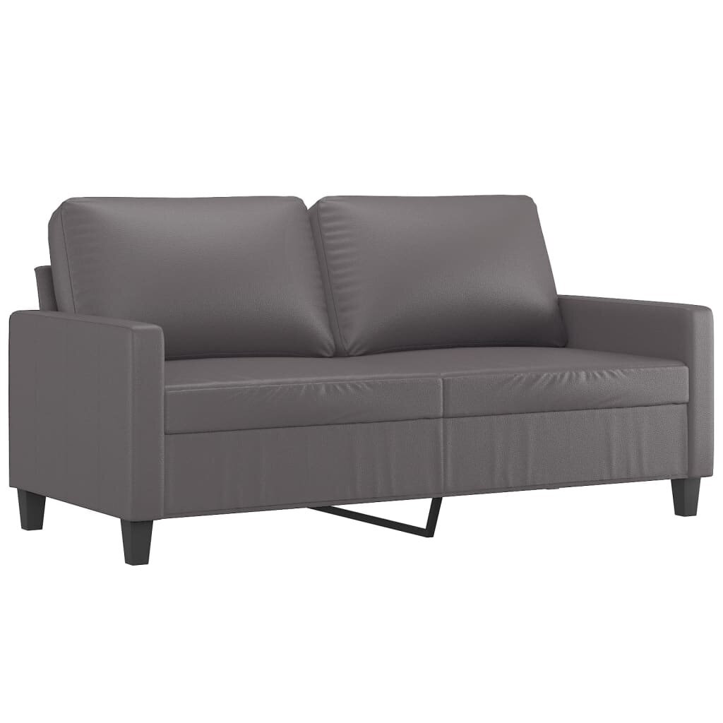 Dvivietė sofa vidaXL, pilka цена и информация | Sofos | pigu.lt