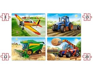 Dėlionė Castorland, 4in1 kaina ir informacija | Dėlionės (puzzle) | pigu.lt