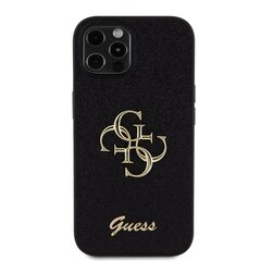 Guess PU Fixed Glitter 4G Metal Logo Case цена и информация | Чехлы для телефонов | pigu.lt