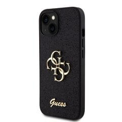 Guess PU Fixed Glitter 4G Metal Logo Case цена и информация | Чехлы для телефонов | pigu.lt