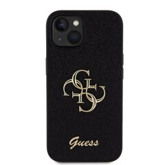 Guess PU Fixed Glitter 4G Metal Logo Case kaina ir informacija | Telefono dėklai | pigu.lt