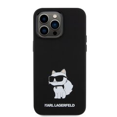 Karl Lagerfeld Liquid Silicone Choupette NFT Case for iPhone 15 Pro Black цена и информация | Чехлы для телефонов | pigu.lt