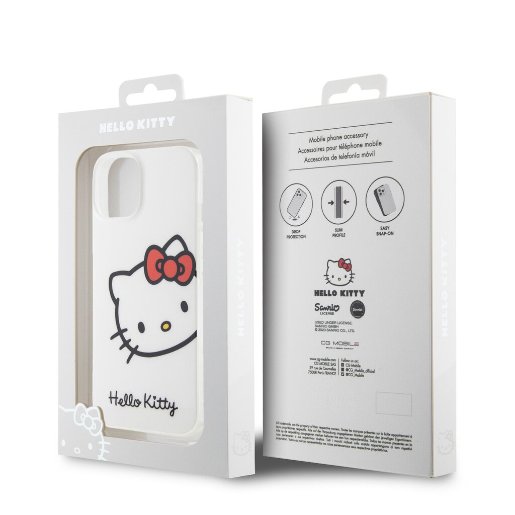 Hello Kitty IML Head Logo Case цена и информация | Telefono dėklai | pigu.lt