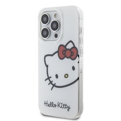 Hello Kitty IML Head Logo Case for  iPhone 15 Pro Max White цена и информация | Чехлы для телефонов | pigu.lt