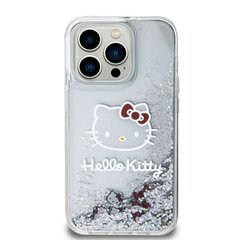 Hello Kitty Liquid Glitter Electroplating Head Logo Case kaina ir informacija | Telefono dėklai | pigu.lt