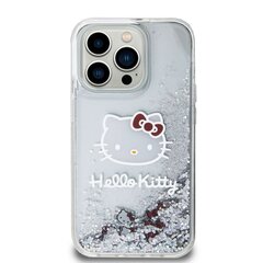 Hello Kitty Liquid Glitter Electroplating Head Logo Case for iPhone 13 Pro Transparent цена и информация | Чехлы для телефонов | pigu.lt