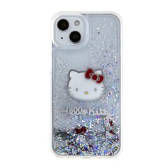 Hello Kitty Liquid Glitter Electroplating Head Logo Case kaina ir informacija | Telefono dėklai | pigu.lt
