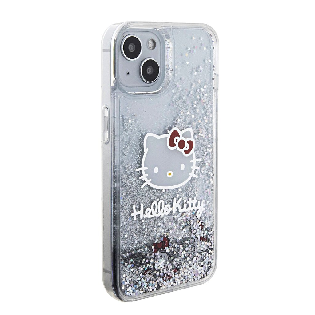 Hello Kitty Liquid Glitter Electroplating Head Logo Case цена и информация | Telefono dėklai | pigu.lt