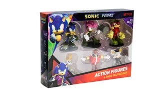 Набор фигурок Sonic Prime, 6 шт. цена и информация | Игрушки для мальчиков | pigu.lt