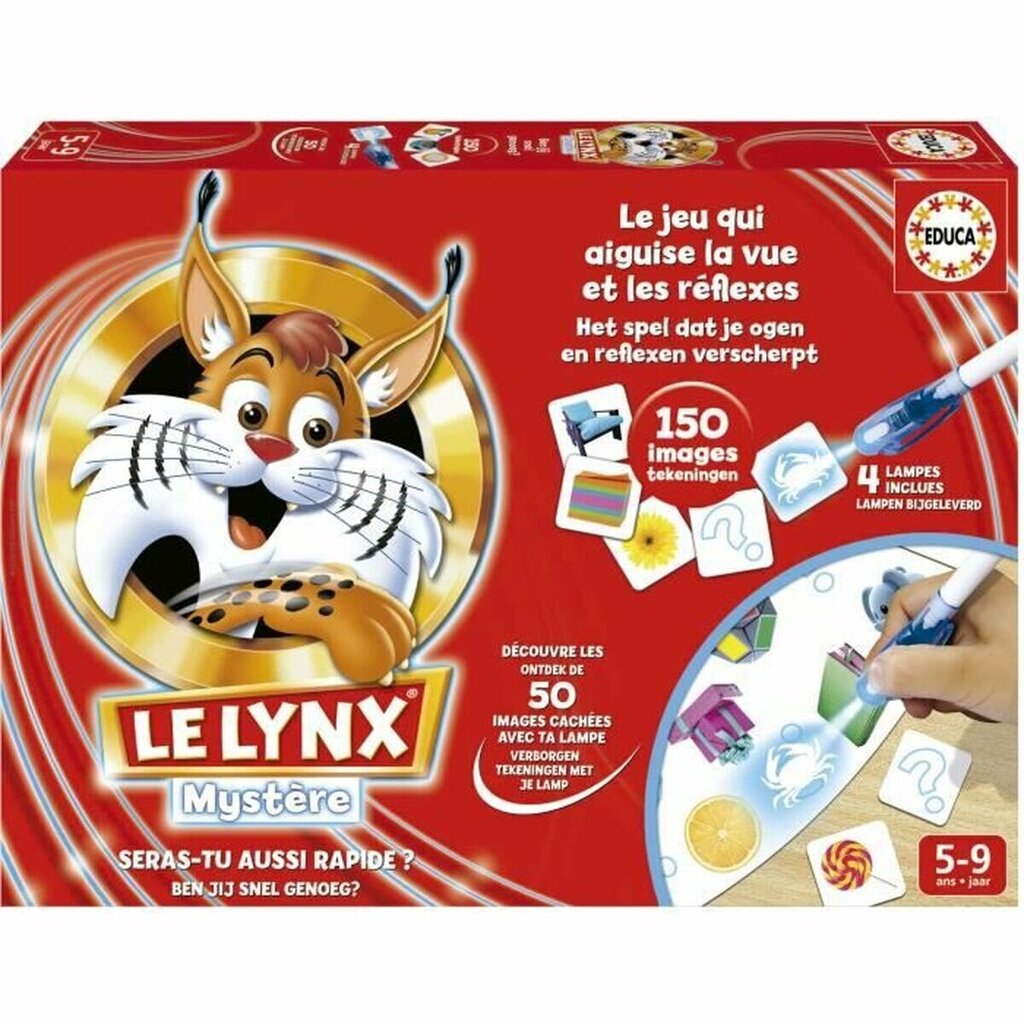 Edukacinis žaidimas Le Lynx: Mystére Educa, FR kaina ir informacija | Stalo žaidimai, galvosūkiai | pigu.lt