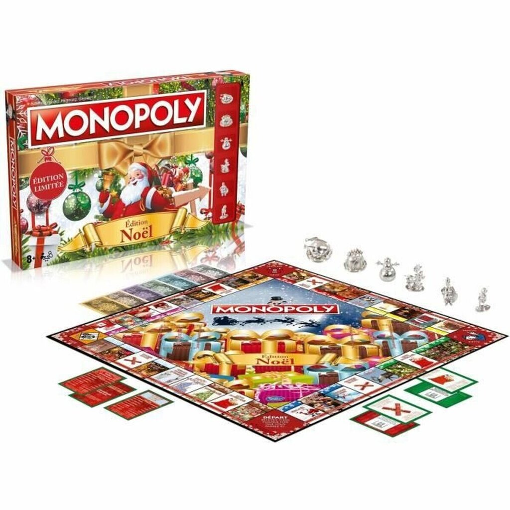 Stalo žaidimas Monopoly Édition Noel, FR kaina ir informacija | Stalo žaidimai, galvosūkiai | pigu.lt