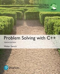 Problem Solving with Cplusplus, Global Edition 10th edition kaina ir informacija | Ekonomikos knygos | pigu.lt
