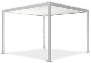 Pavėsinė Pergola Premium 3x4m, balta kaina ir informacija | Pavėsinės | pigu.lt