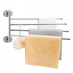 Pakaba vonios rankšluoščiams Yoka Home Chrom kaina ir informacija | Vonios kambario aksesuarai | pigu.lt