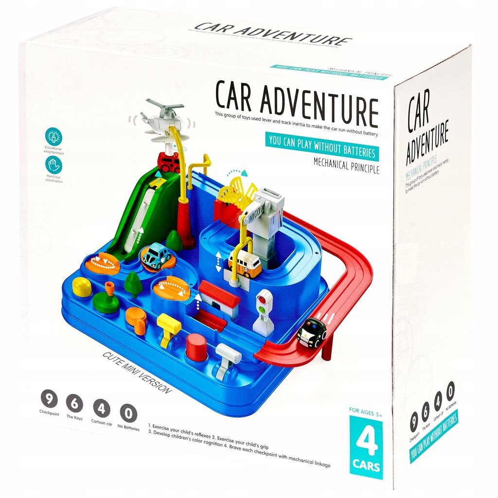 Interaktyvus automobilių kliūčių ruožas vaikams цена и информация | Žaislai berniukams | pigu.lt