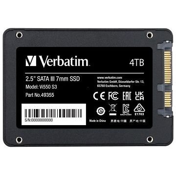 Verbatim Vi550 kaina ir informacija | Vidiniai kietieji diskai (HDD, SSD, Hybrid) | pigu.lt