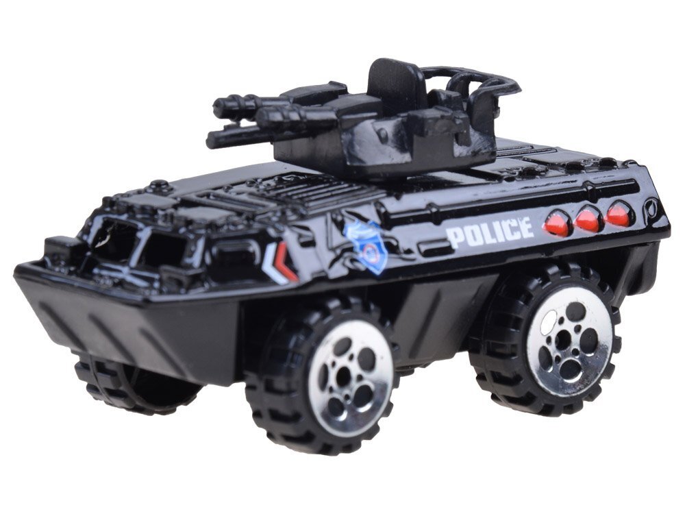 Žaisliniai metaliniai automobiliai Policija Die-Cast, 6 vnt. kaina ir informacija | Žaislai berniukams | pigu.lt