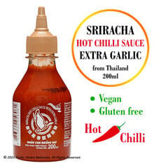 Sriracha aštrus čili padažas su česnaku Flying Goose Brand, 200ml kaina ir informacija | Padažai | pigu.lt