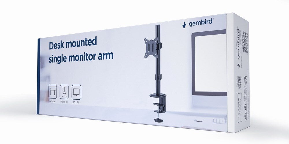 Gembird MA-D1-02 kaina ir informacija | Monitorių laikikliai | pigu.lt