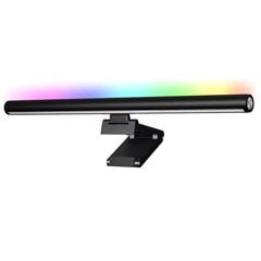 Elight I8 Pro 2в1 ПК Монитора & Портативного ПК 10W Led Лампа 42cm с RGB цветной подсветкой Черный цена и информация | Настольные светильники | pigu.lt