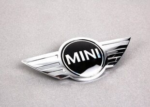 Эмблема значок капота MINI COOPER  хром 51147026184 цена и информация | Автопринадлежности | pigu.lt