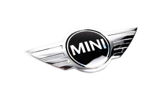 Mini Cooper Variklio Dangčio Emblema Chromuotas Ženkliukas 51147026184 kaina ir informacija | Auto reikmenys | pigu.lt