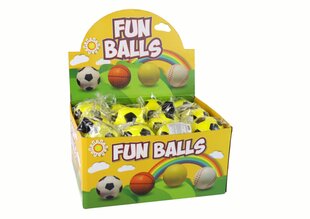 Мяч на резинке с браслетом 6 см, желтый цена и информация | Развивающие игрушки | pigu.lt