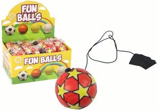 Мяч на резинке с браслетом 6 см, красный цена и информация | Развивающие игрушки | pigu.lt