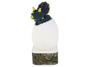 Светодиодная лампа в форме яйца с Трицератопсом цена и информация | Детские светильники | pigu.lt
