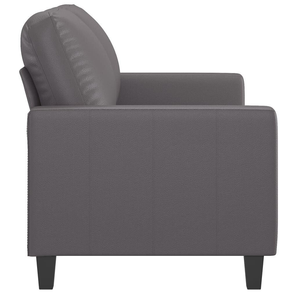 Dvivietė sofa vidaXL, pilka цена и информация | Sofos | pigu.lt