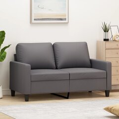 Dvivietė sofa vidaXL, pilka цена и информация | Диваны | pigu.lt