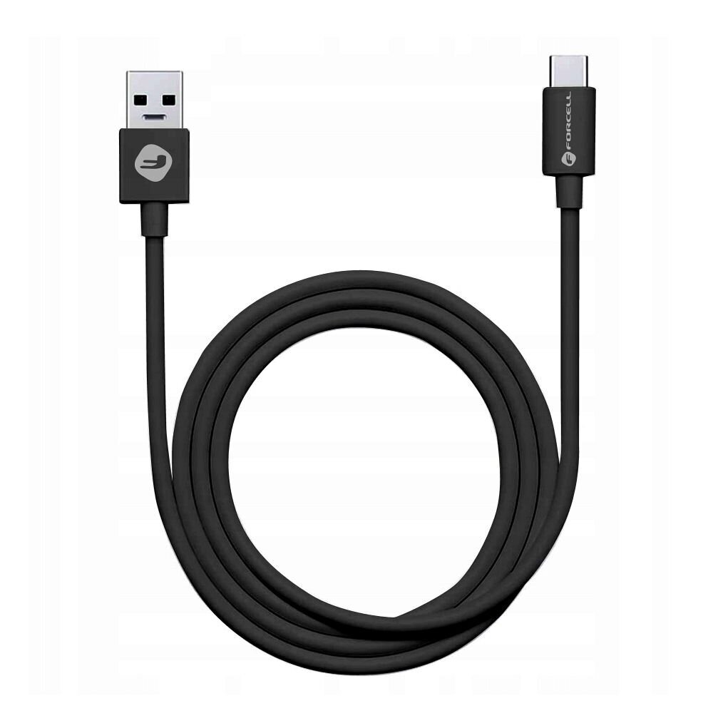 Forcell,USB, C 2.0, 1m kaina ir informacija | Kabeliai ir laidai | pigu.lt