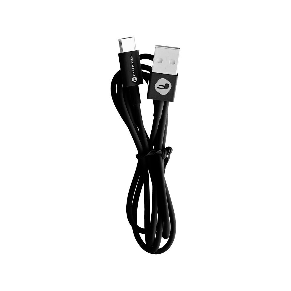 Forcell, USB-A/USB-C, 1 m kaina ir informacija | Kabeliai ir laidai | pigu.lt