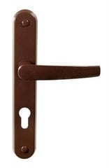 Lauko durų rankena Beta, dažyta ruda spalva цена и информация | Дверные ручки | pigu.lt