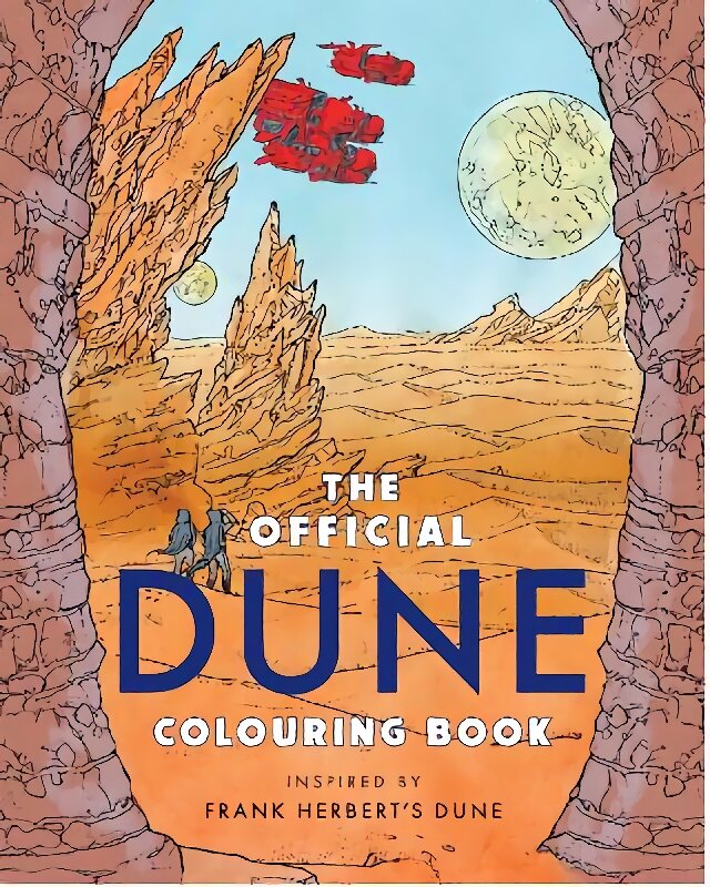 Official Dune Colouring Book kaina ir informacija | Knygos apie sveiką gyvenseną ir mitybą | pigu.lt
