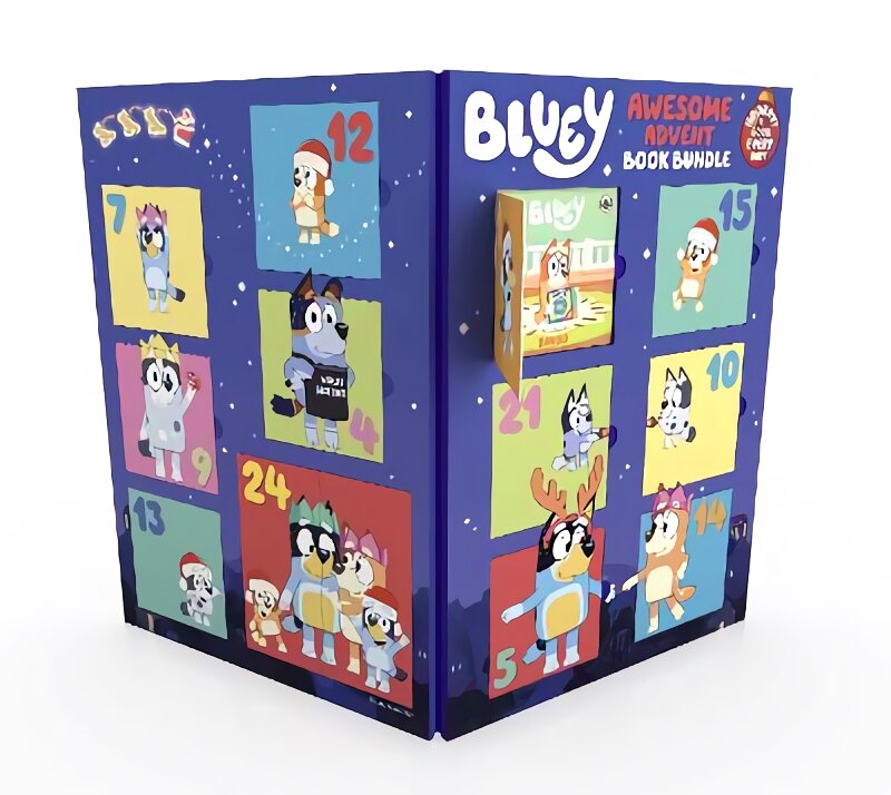 Bluey: Awesome Advent Book Bundle цена и информация | Knygos mažiesiems | pigu.lt