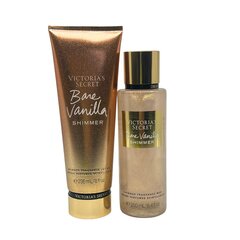 Rinkinys Victoria's Secret Bare Vanilla Shimmer: kūno purškiklis, 250 ml + losjonas, 236 ml kaina ir informacija | Parfumuota kosmetika moterims | pigu.lt