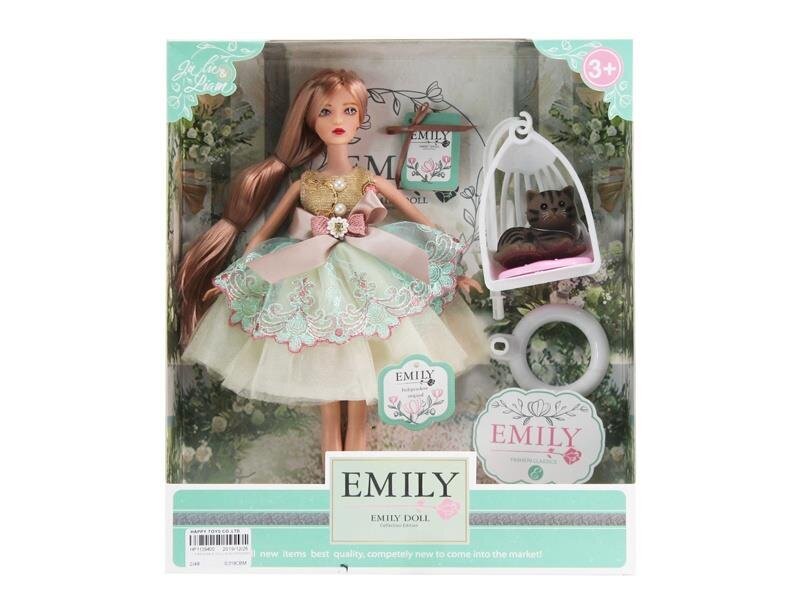Lėlė Emily ZJA224315, 29 cm kaina ir informacija | Žaislai mergaitėms | pigu.lt