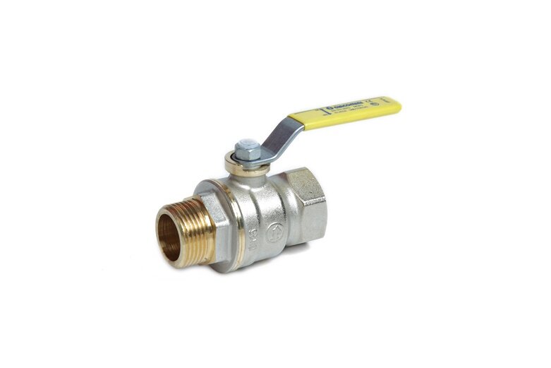 Dujų ventilis R734LGA, ¼, vidinis/išorinis kaina ir informacija | Santechnikos jungtys, ventiliai | pigu.lt